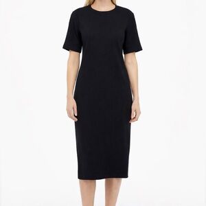 NWT Worth Minimalist Contemporary Business Casual Midi Shift Dress Size S